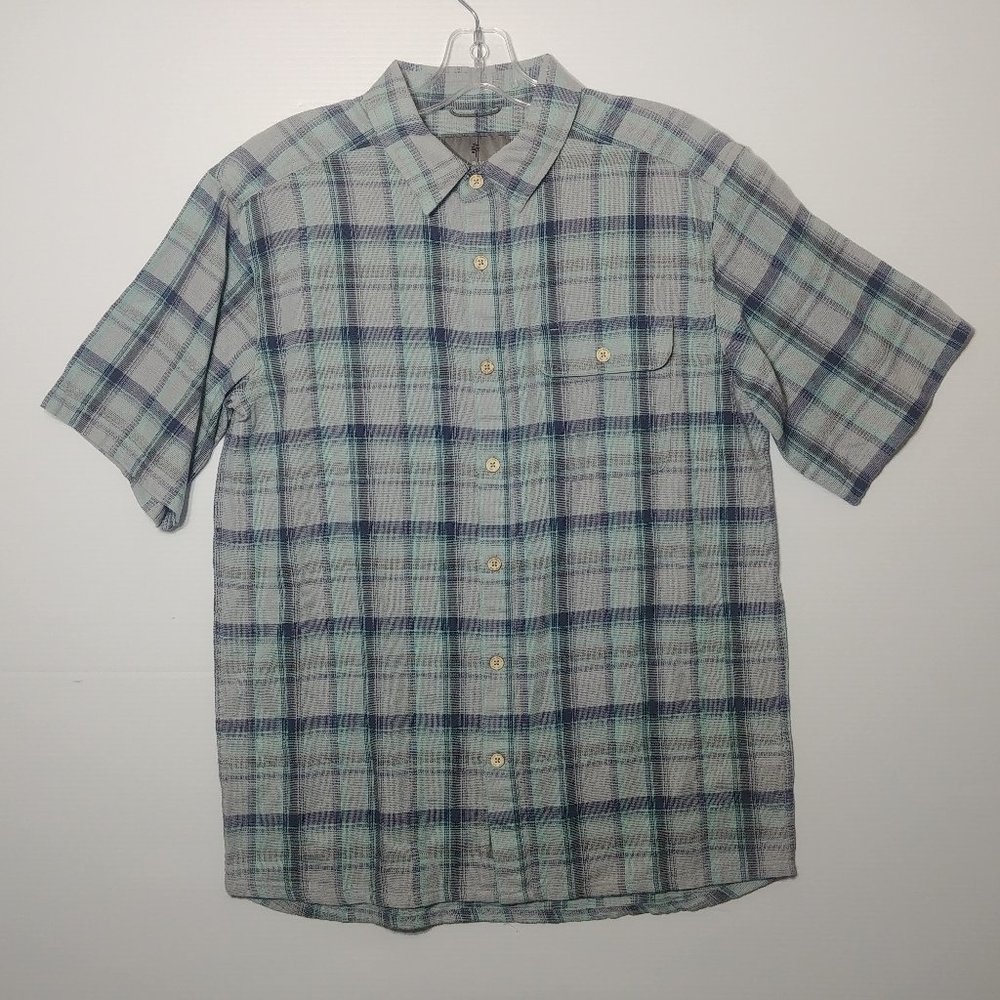 Royal Robbins Plaid S/S Shirt- Men's M (AHDBV4)